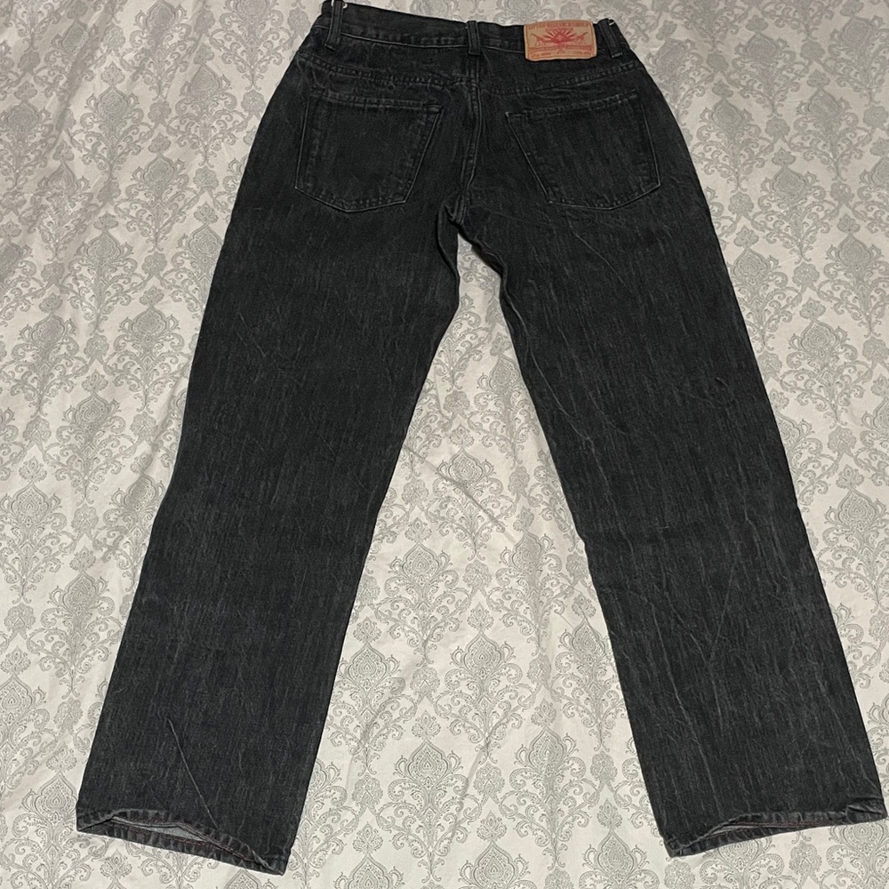 LRG Men's Dark Gray Straight Jeans